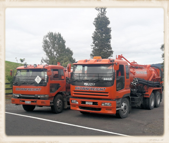 two trucks 